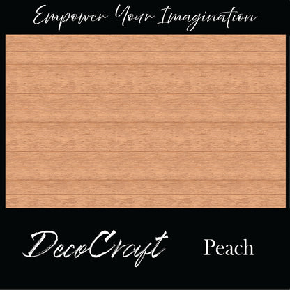 DecoCraft - Slatted Wood Collection - Peach
