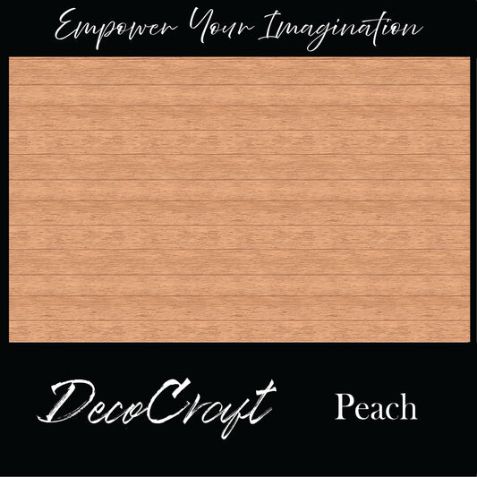 DecoCraft - Slatted Wood Collection - Peach