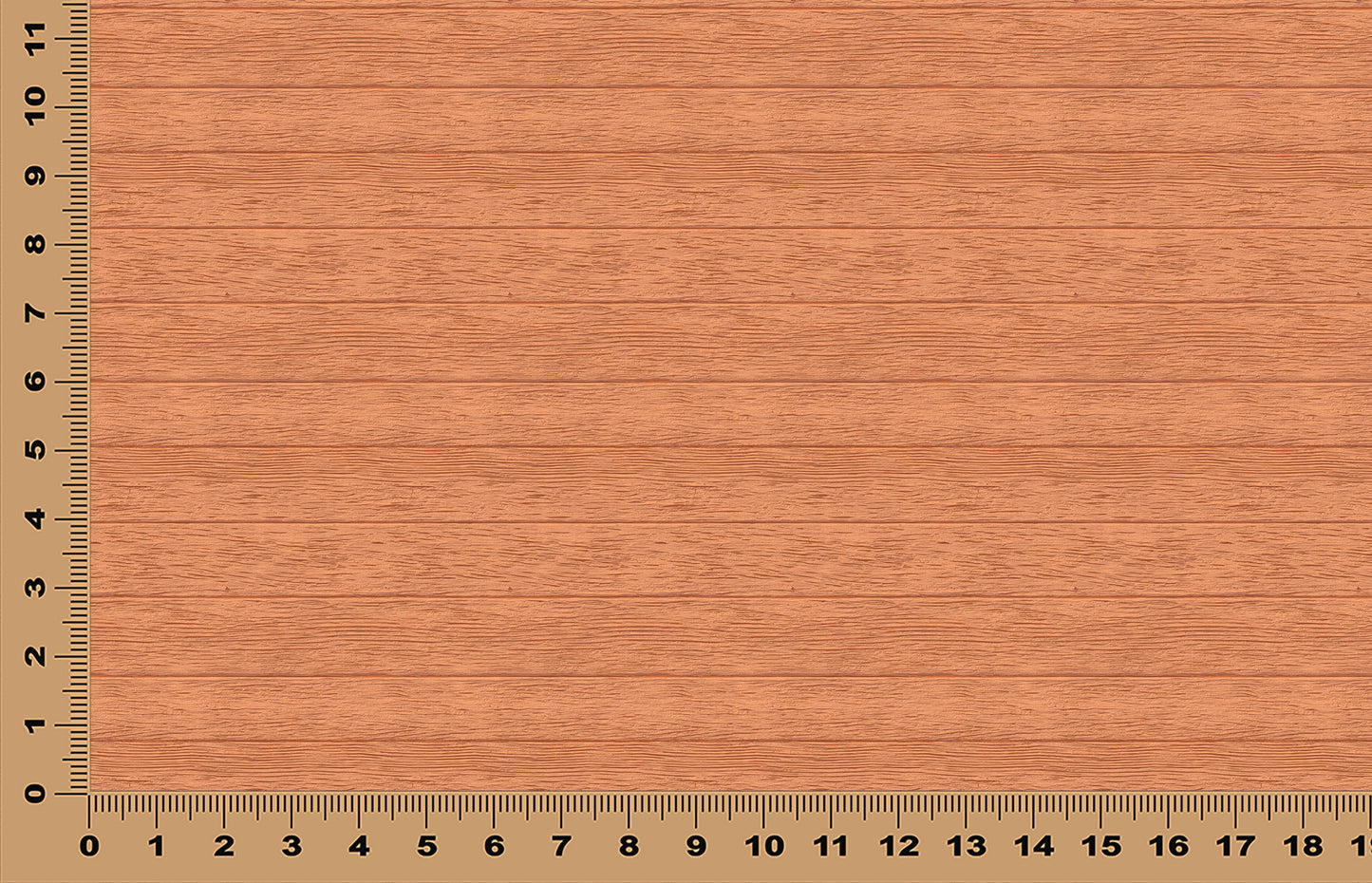 DecoCraft - Slatted Wood Collection - Orange