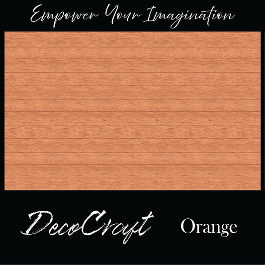 DecoCraft - Slatted Wood Collection - Orange