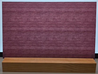 DecoCraft - Slatted Wood Collection - Garnet