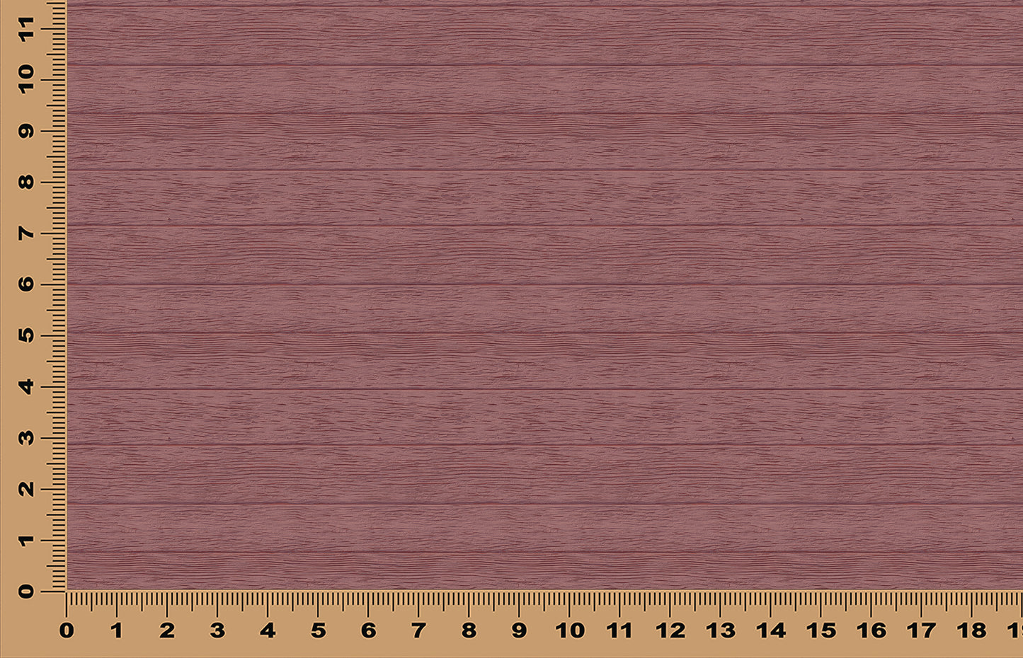 DecoCraft - Slatted Wood Collection - Garnet