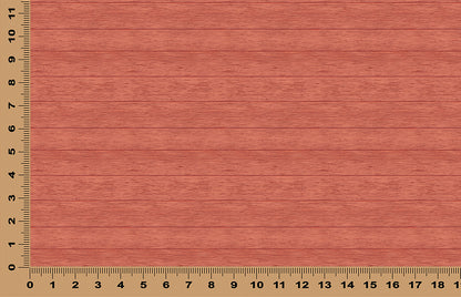 DecoCraft - Slatted Wood Collection - Barn Red