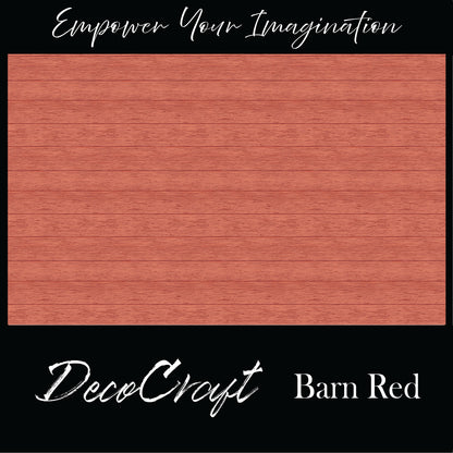 DecoCraft - Slatted Wood Collection - Barn Red