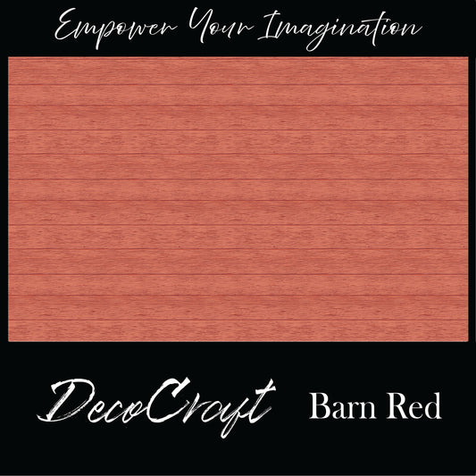 DecoCraft - Slatted Wood Collection - Barn Red