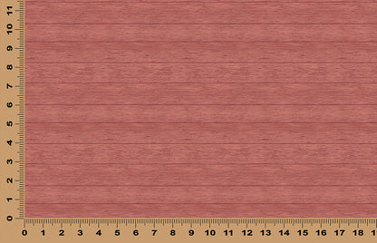 DecoCraft - Slatted Wood Collection - Dark Red