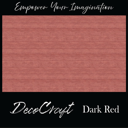 DecoCraft - Slatted Wood Collection - Dark Red