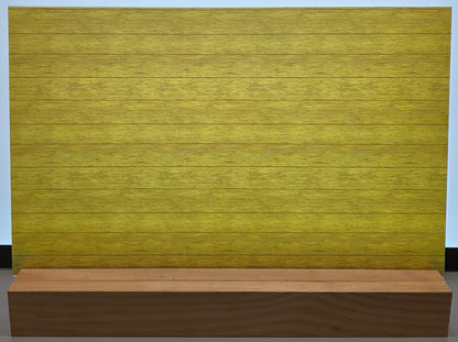 DecoCraft - Slatted Wood Collection - Yellow