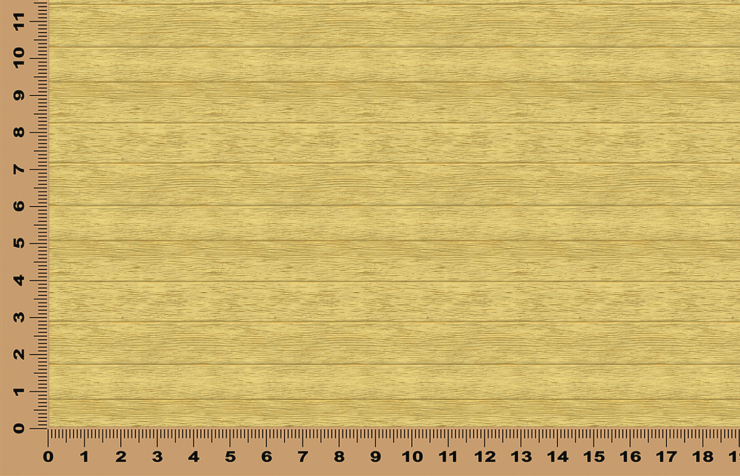 DecoCraft - Slatted Wood Collection - Yellow