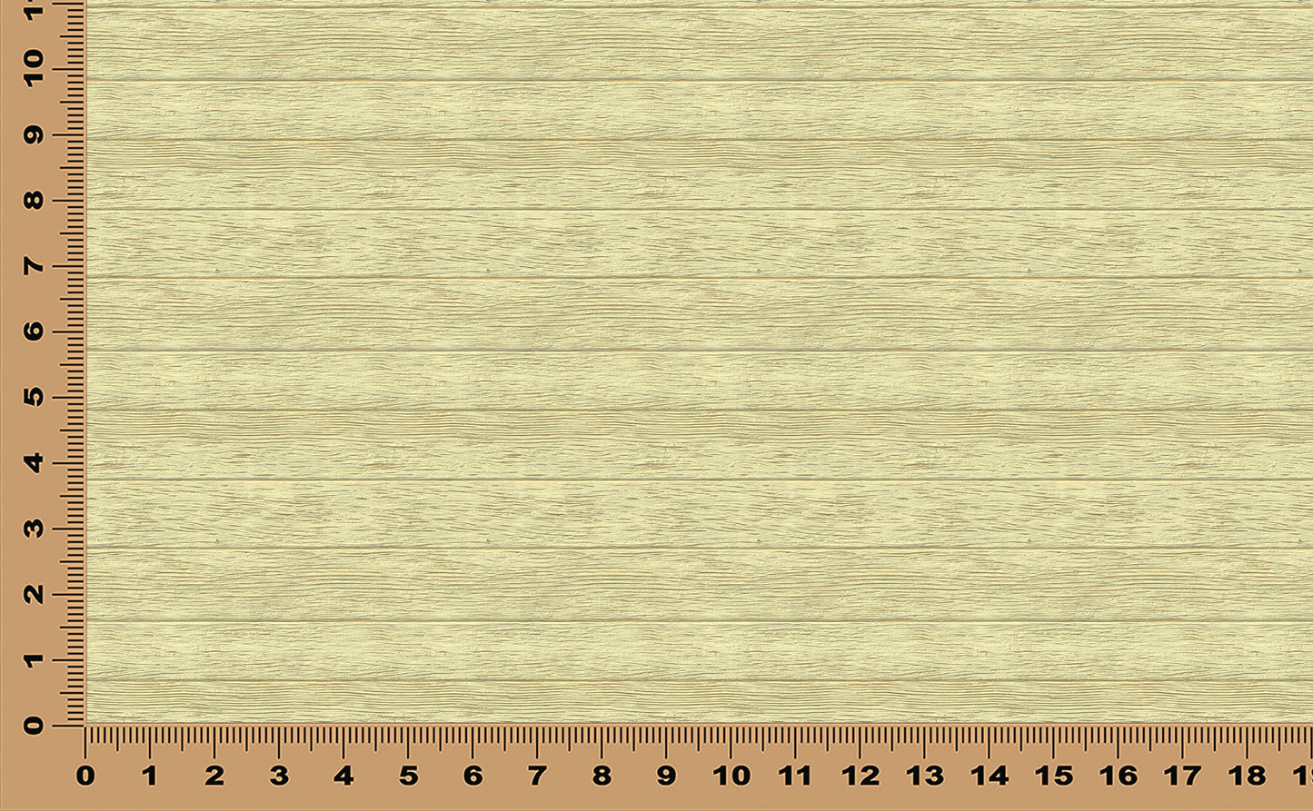 DecoCraft - Slatted Wood Collection - Light Yellow