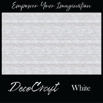 DecoCraft - Slatted Wood Collection - White