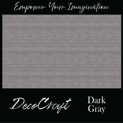 DecoCraft - Slatted Wood Collection - Dark Gray
