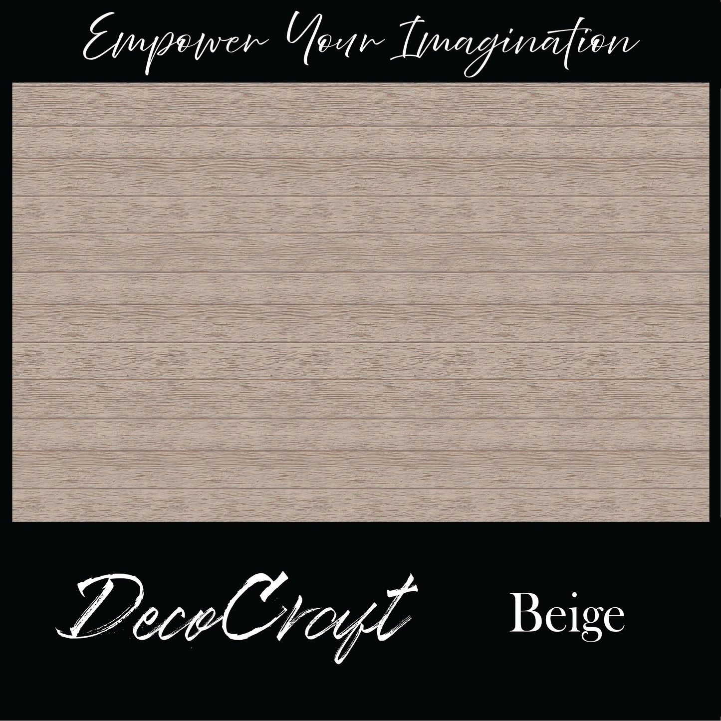 DecoCraft - Slatted Wood Collection - Beige