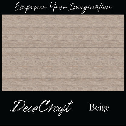 DecoCraft - Slatted Wood Collection - Beige