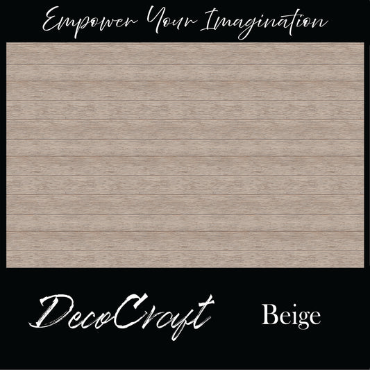 DecoCraft - Slatted Wood Collection - Beige