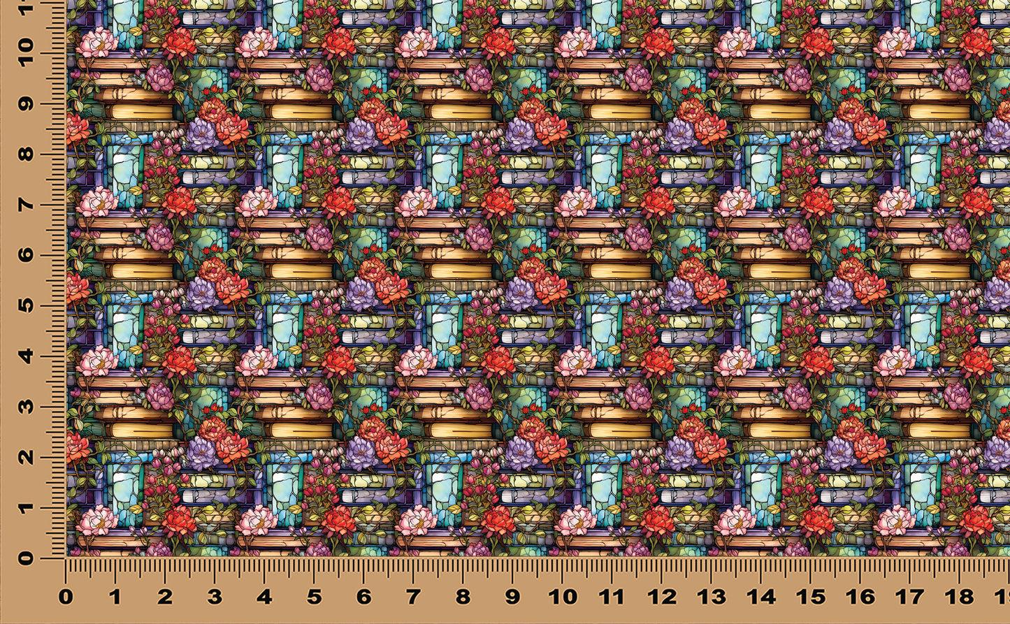 DecoCraft - Elevated Textures - Vintage Book Garden