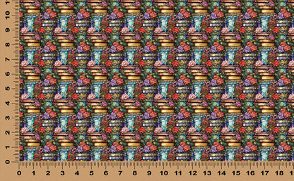 DecoCraft - Elevated Textures - Vintage Book Garden