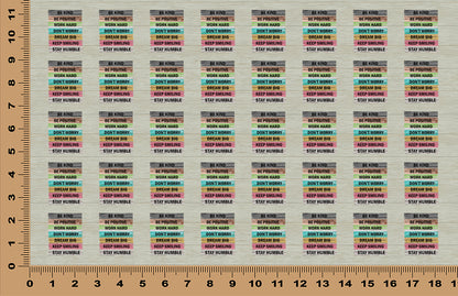 DecoCraft - Scenic Elevated Texture Tiles - Be Kind, Dream Big