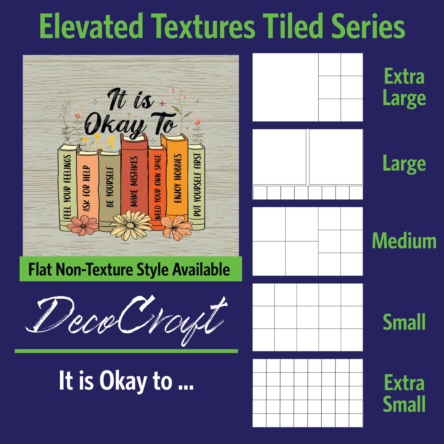 DecoCraft - Scenic Elevated Texture Tiles - It is Okay to ...