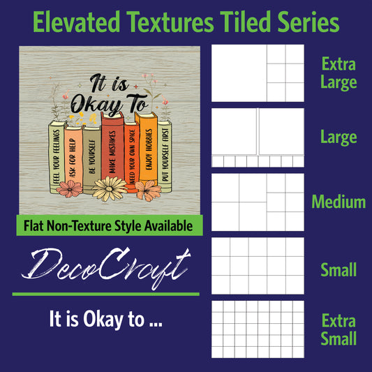 DecoCraft - Scenic Elevated Texture Tiles - It is Okay to ...