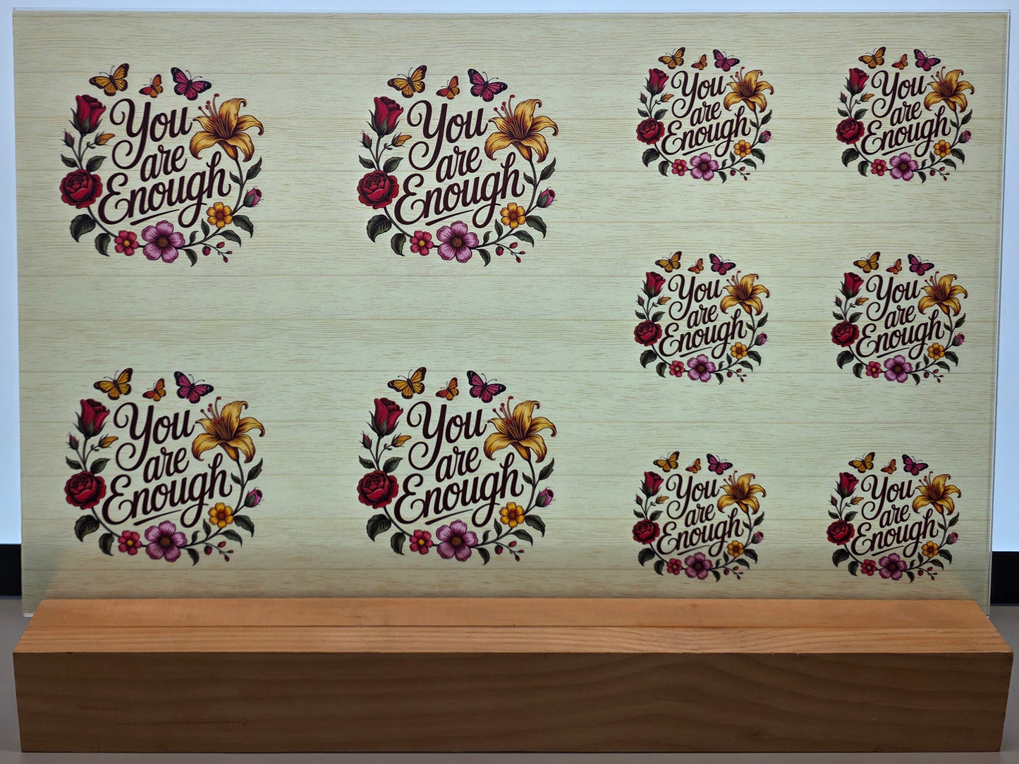 DecoCraft - Scenic Elevated Texture Tiles - You are Enough