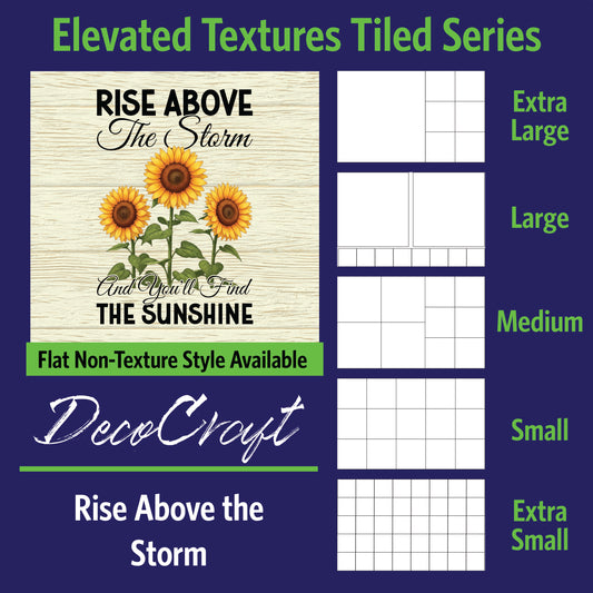 DecoCraft - Scenic Elevated Texture Tiles - Rise Above the Storm