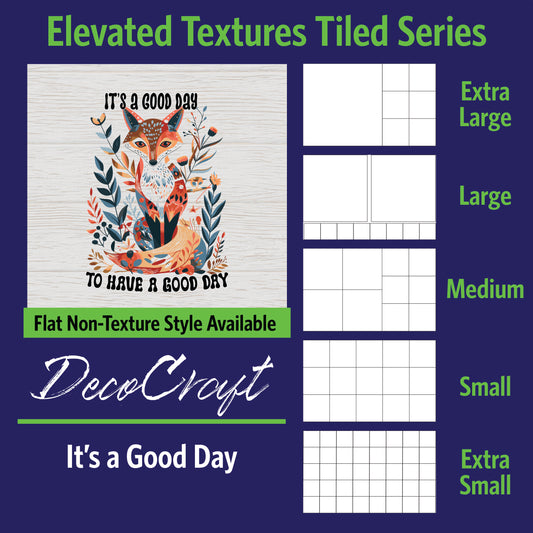 DecoCraft - Scenic Elevated Texture Tiles - It's a Good Day