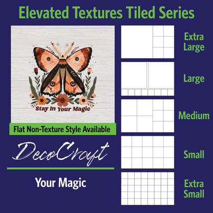 DecoCraft - Scenic Elevated Texture Tiles - Your Magic