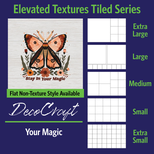 DecoCraft - Scenic Elevated Texture Tiles - Your Magic