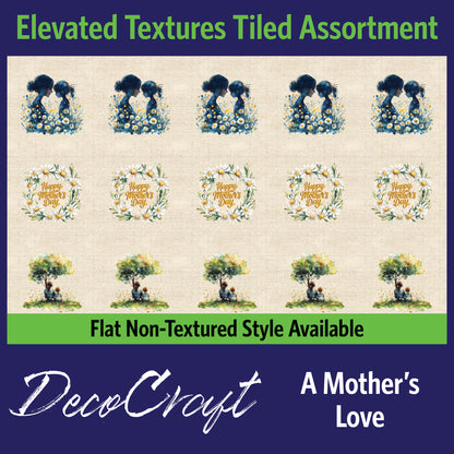 DecoCraft - Scenic Elevated Texture Tiles - A Mother's Love