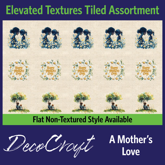 DecoCraft - Scenic Elevated Texture Tiles - A Mother's Love