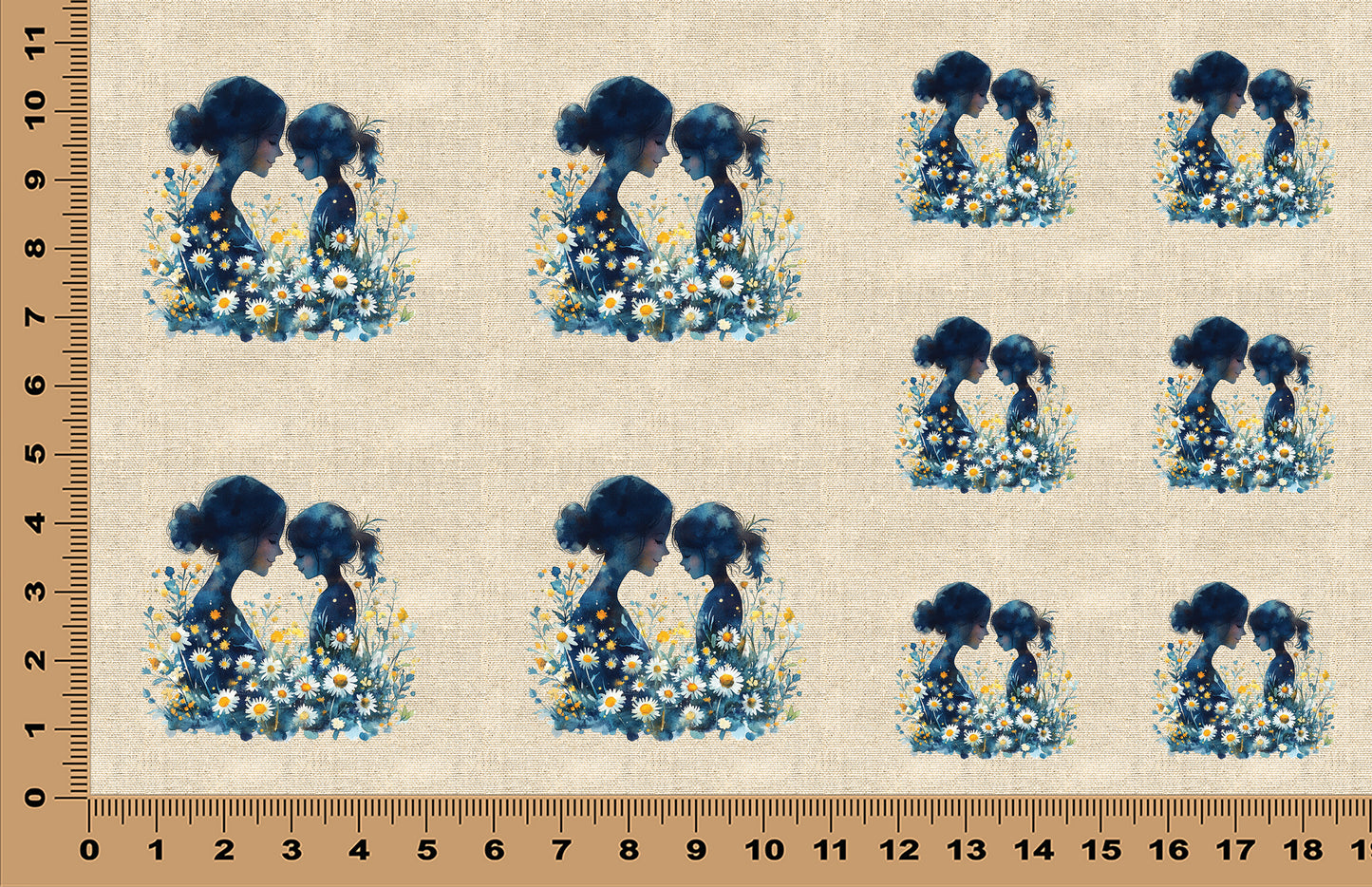 DecoCraft - Scenic Elevated Texture Tiles - Where Love Grows
