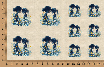 DecoCraft - Scenic Elevated Texture Tiles - Where Love Grows