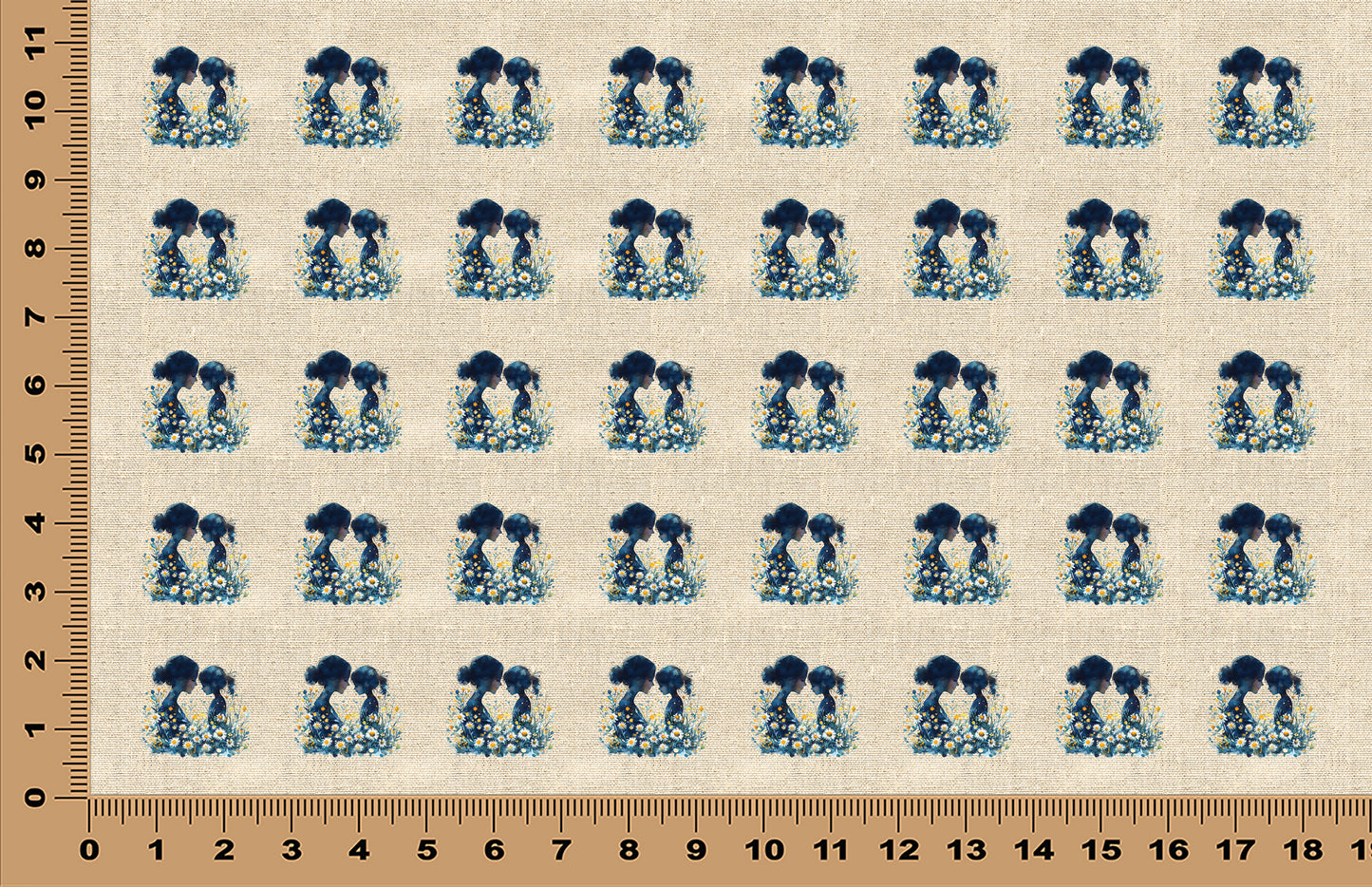 DecoCraft - Scenic Elevated Texture Tiles - Where Love Grows