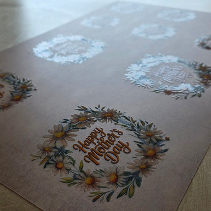 DecoCraft - Scenic Elevated Texture Tiles - Daisy Wishes
