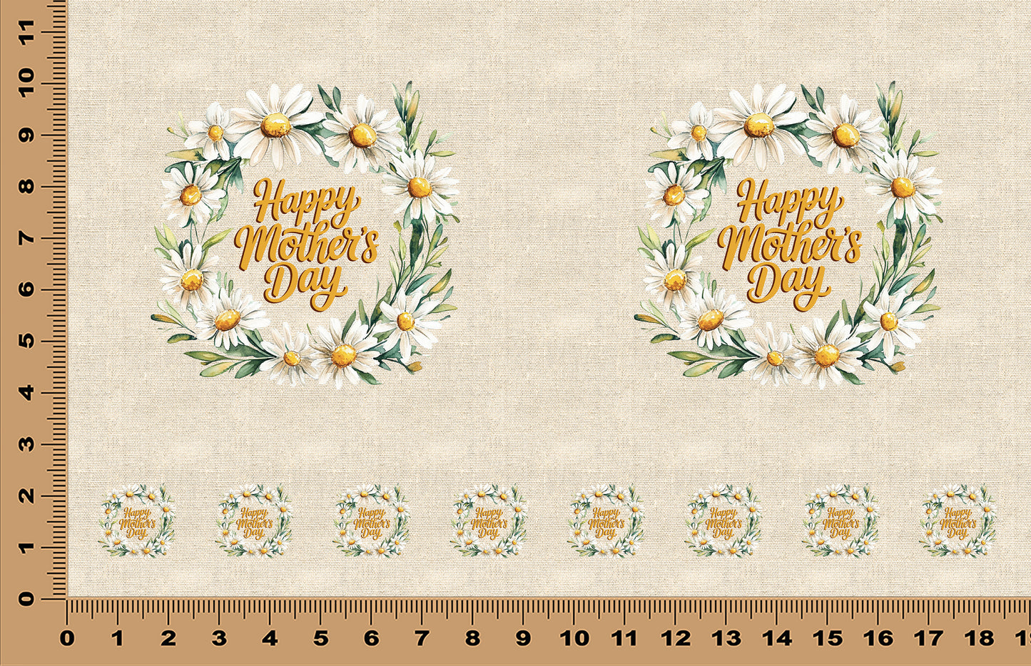 DecoCraft - Scenic Elevated Texture Tiles - Daisy Wishes