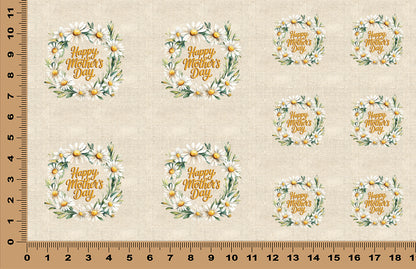 DecoCraft - Scenic Elevated Texture Tiles - Daisy Wishes
