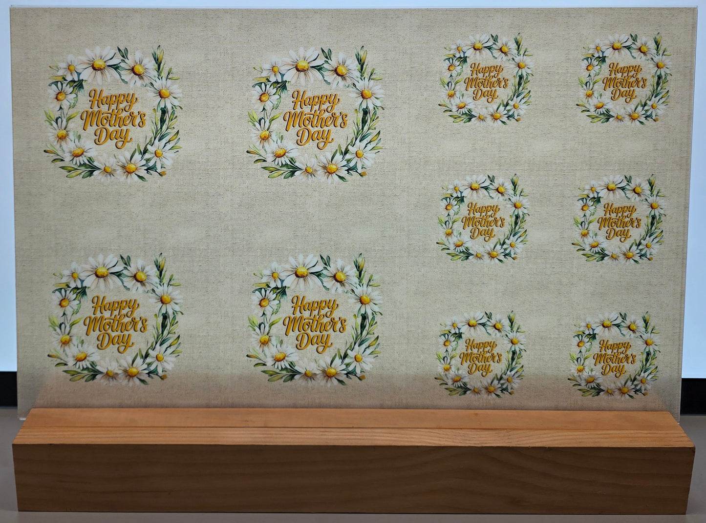 DecoCraft - Scenic Elevated Texture Tiles - Daisy Wishes