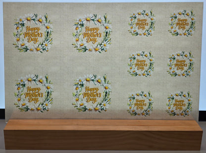 DecoCraft - Scenic Elevated Texture Tiles - Daisy Wishes