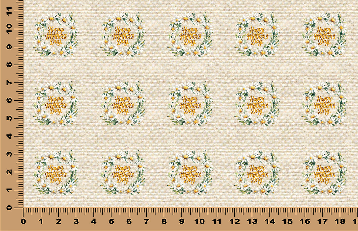 DecoCraft - Scenic Elevated Texture Tiles - Daisy Wishes
