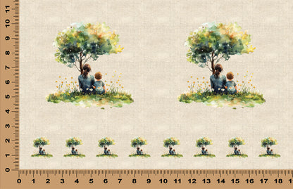 DecoCraft - Scenic Elevated Texture Tiles - Rooted Together