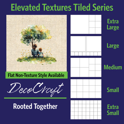 DecoCraft - Scenic Elevated Texture Tiles - Rooted Together