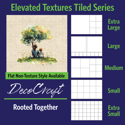 DecoCraft - Scenic Elevated Texture Tiles - Rooted Together