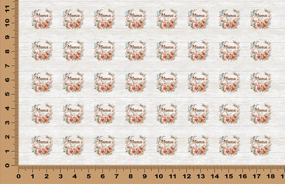 DecoCraft - Scenic Elevated Texture Tiles - Floral Mama