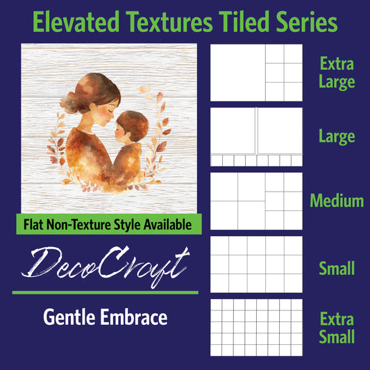 DecoCraft - Scenic Elevated Texture Tiles - Gentle Embrace