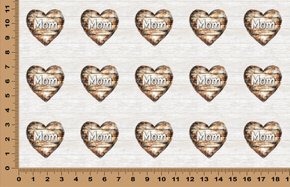 DecoCraft - Scenic Elevated Texture Tiles - Heart of Mom