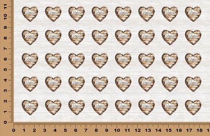 DecoCraft - Scenic Elevated Texture Tiles - Heart of Mom