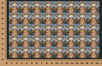 DecoCraft - Scenic Elevated Texture Tiles - Paw Prints to Heaven