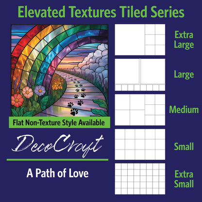 DecoCraft - Scenic Elevated Texture Tiles - A Path of Love