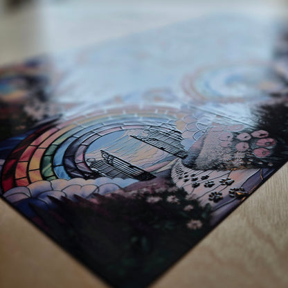 DecoCraft - Scenic Elevated Texture Tiles - Heaven's Open Gate